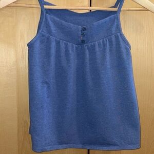 Girls Joe Fresh Blue Tank Top With bows on both straps
